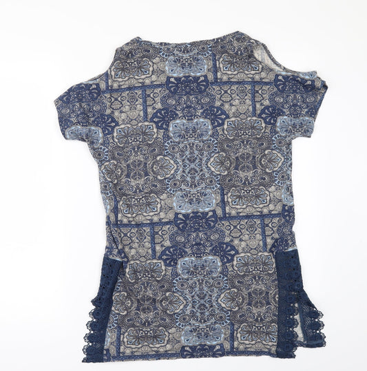 Womens UK Size 6 NEXT Blue Basic T-Shirt