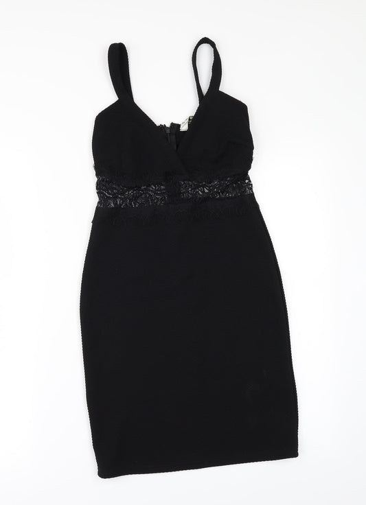 Miss Selfridge Womens Black Mini Size 8