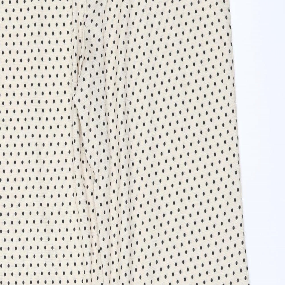 Womens UK Size 8 ASOS Regular Fit Ivory Trousers