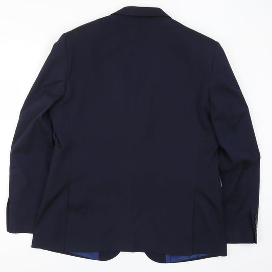 Mens UK Size 42 Burton Regular Blue Suit Jacket