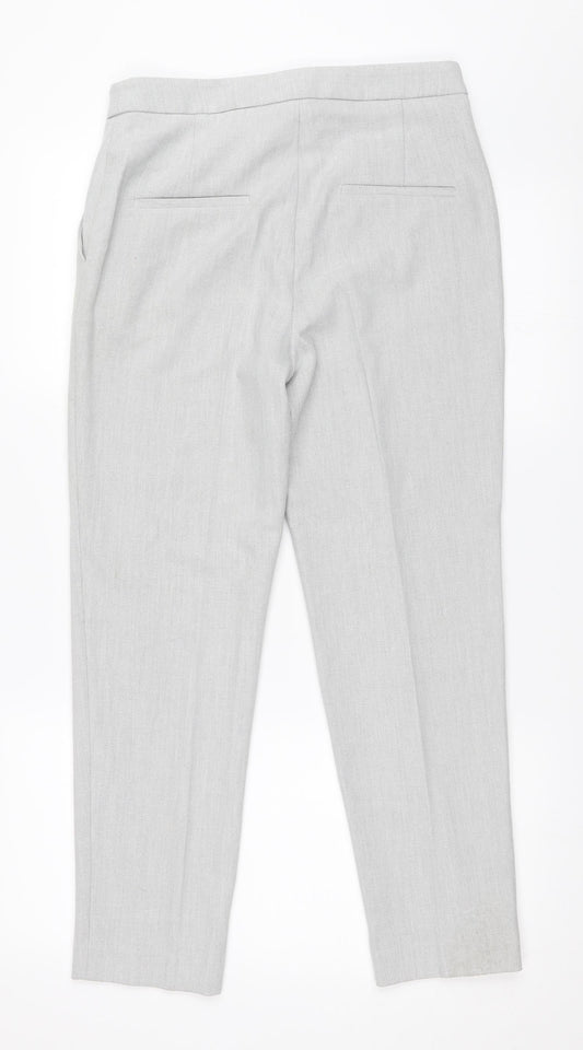 Womens UK Size 36 H&M Regular Fit Grey Trousers