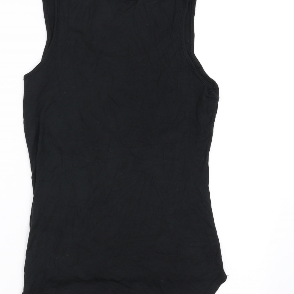 Womens UK Size 8 Select Black Basic Tank