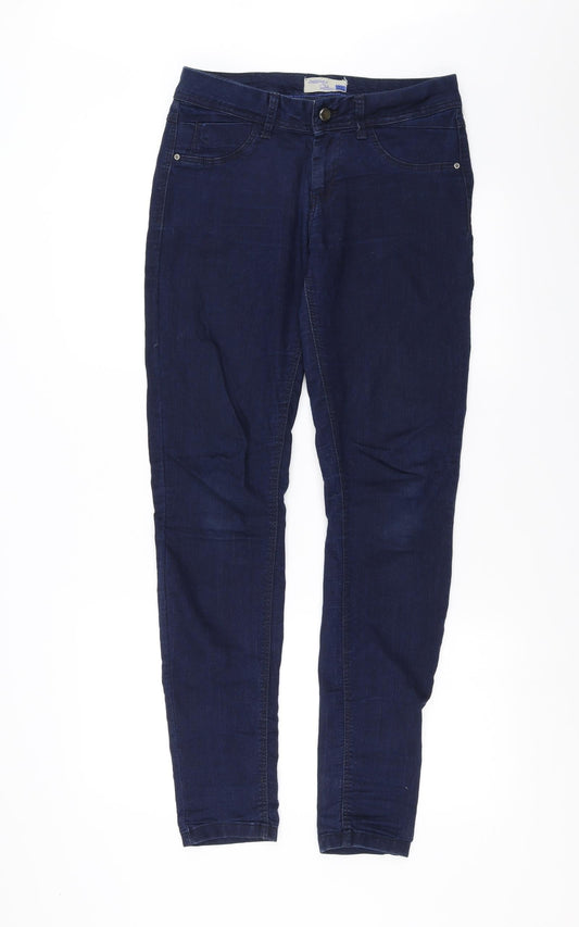Womens UK Size 10 Clockhouse Extra-Slim Fit Skinny Blue Jeans