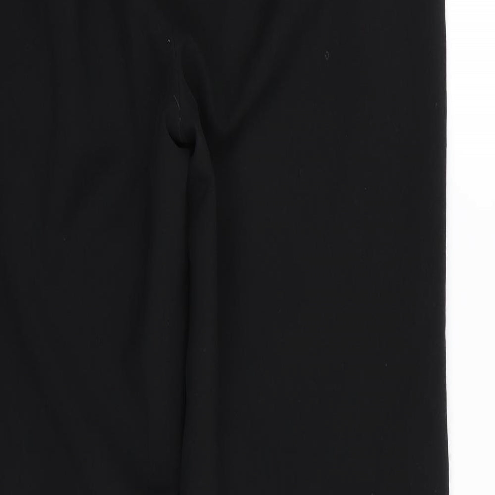 Red Herring Womens Black Trousers Size 8 L26 in