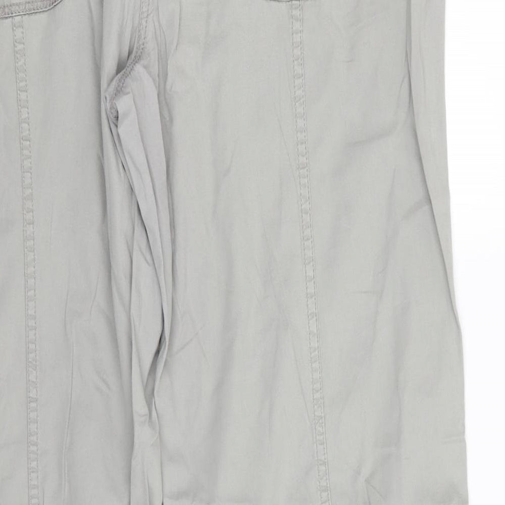 M&S Womens Grey Trousers Size 16 L28 in