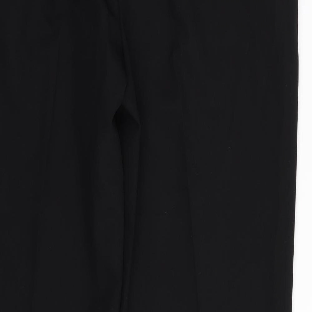 Womens UK Size 12 ASOS Regular Fit Black Trousers
