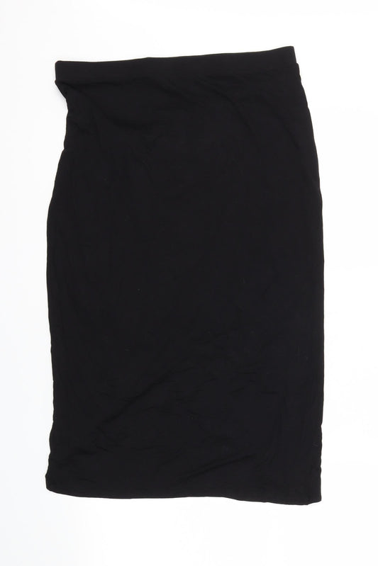 F&F Womens Black   A-Line Skirt Size 14