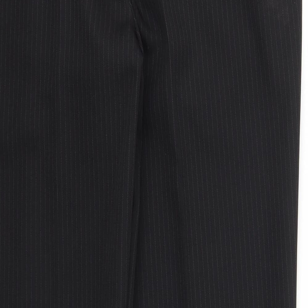 T&W Mens Black Trousers Size 36 in L29 in
