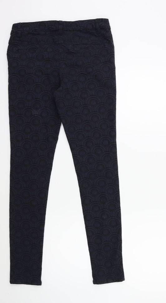 George Womens Blue Trousers Size 10 L29 in