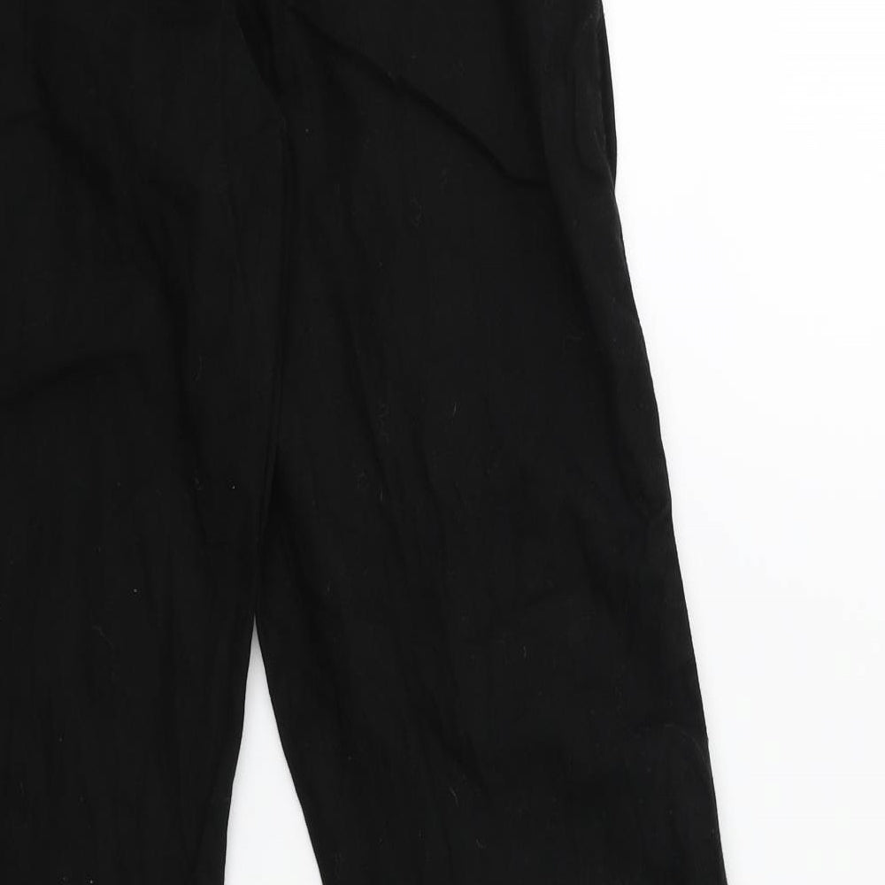 Womens UK Size 6 NEXT Regular Fit Black Trousers