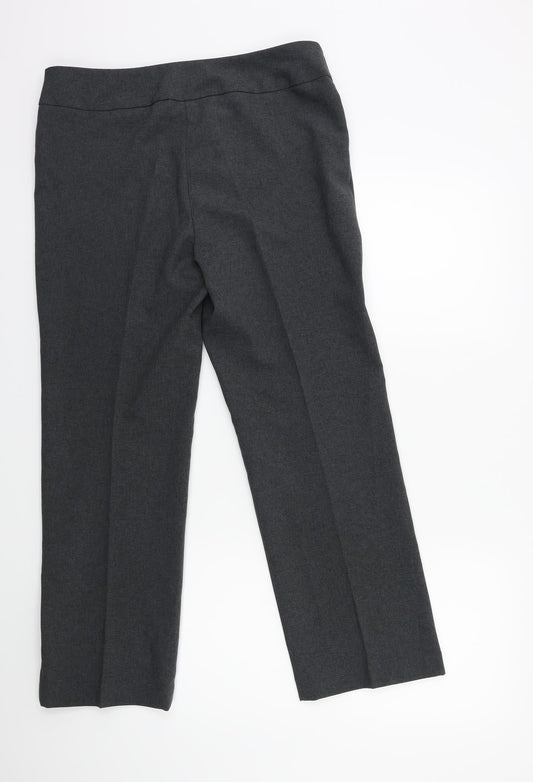George Womens Grey Trousers Size 12 L27 in