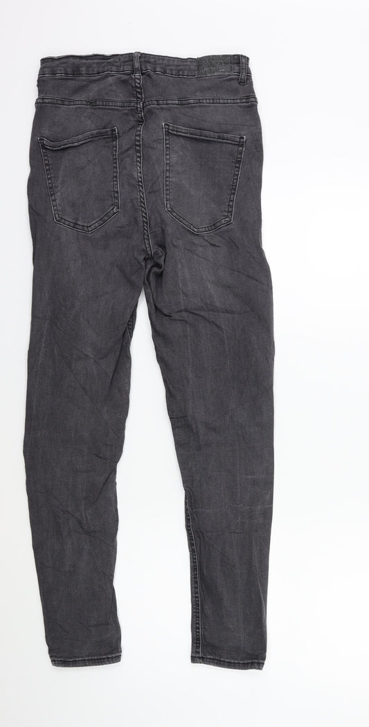 Perfect Jeans Womens Grey Denim Skinny Jeans Size XL L28 in