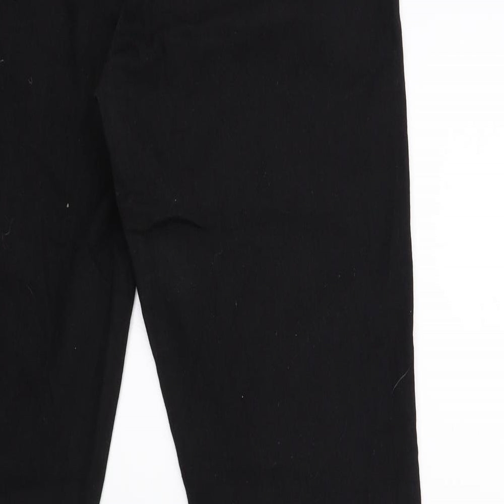 Denim & Co. Womens Black Denim Jegging Jeans Size 12 L28 in