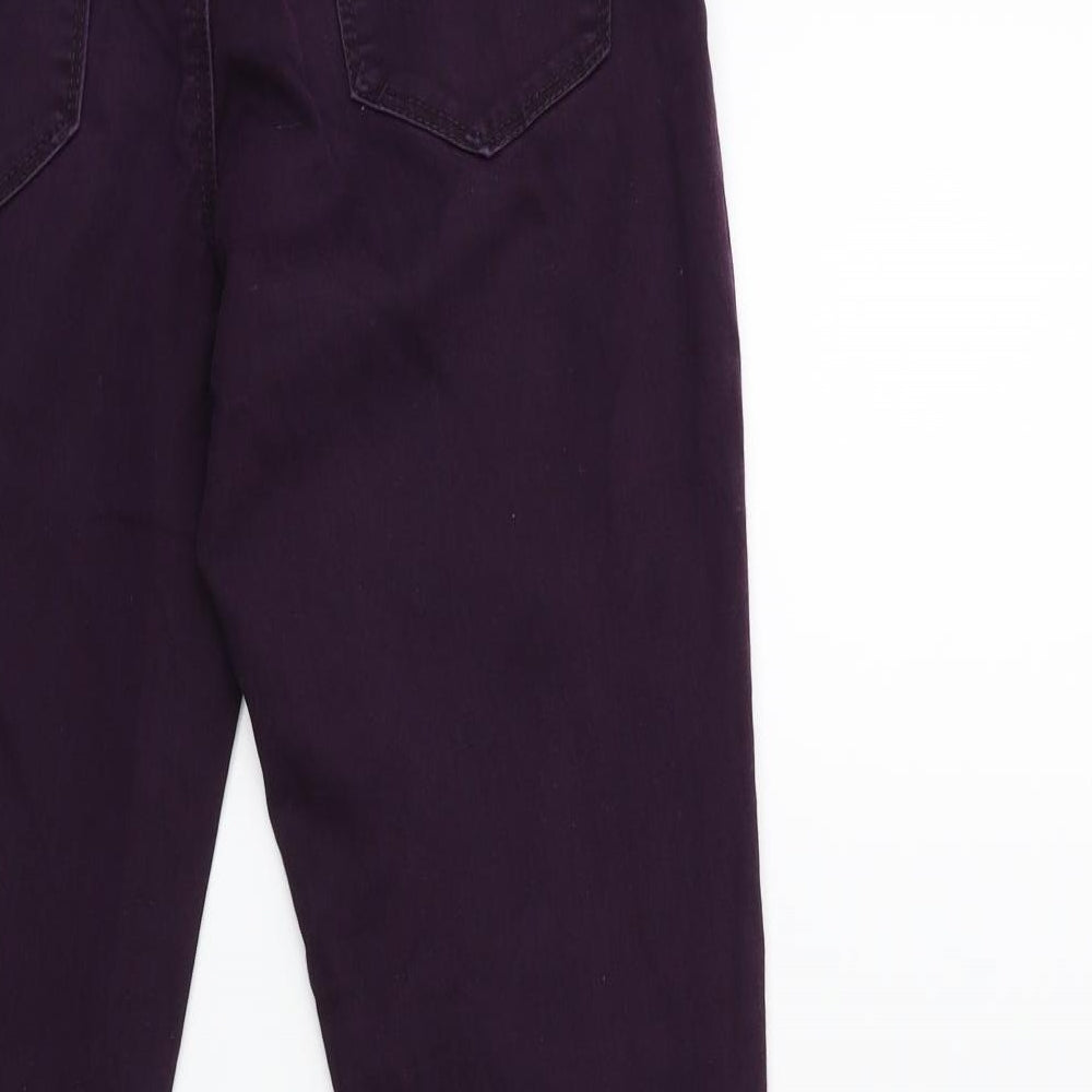 Womens UK Size 12 yesyes Regular Fit Skinny Purple Jeans