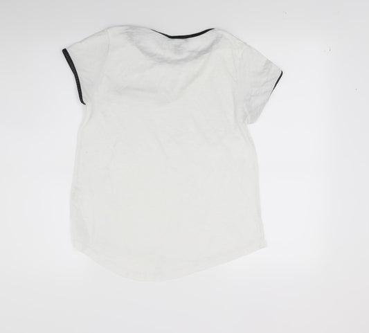 Atmosphere Womens White Basic T-Shirt Size 8