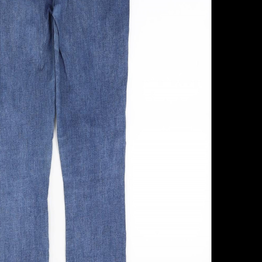 Topshop Womens Blue Denim Skinny Jeans Size 28 L26 in