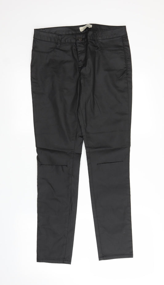Womens UK Size 12 South Regular Fit Skinny Black Jeans