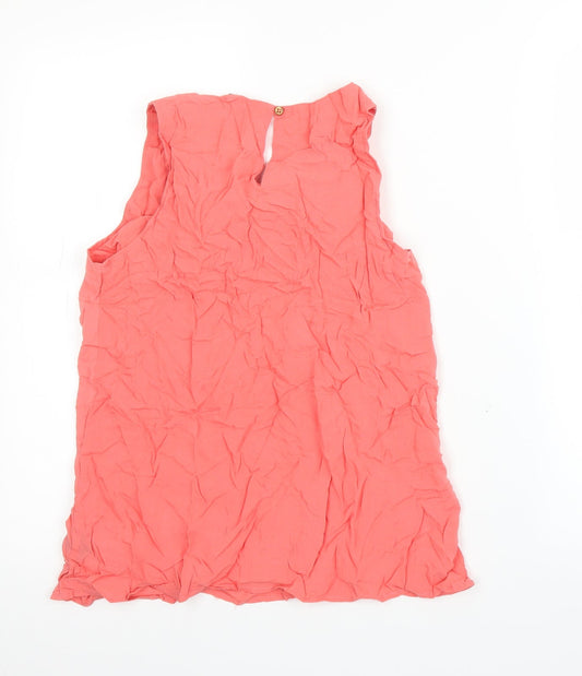 F&F Womens Pink Basic Blouse Size 10