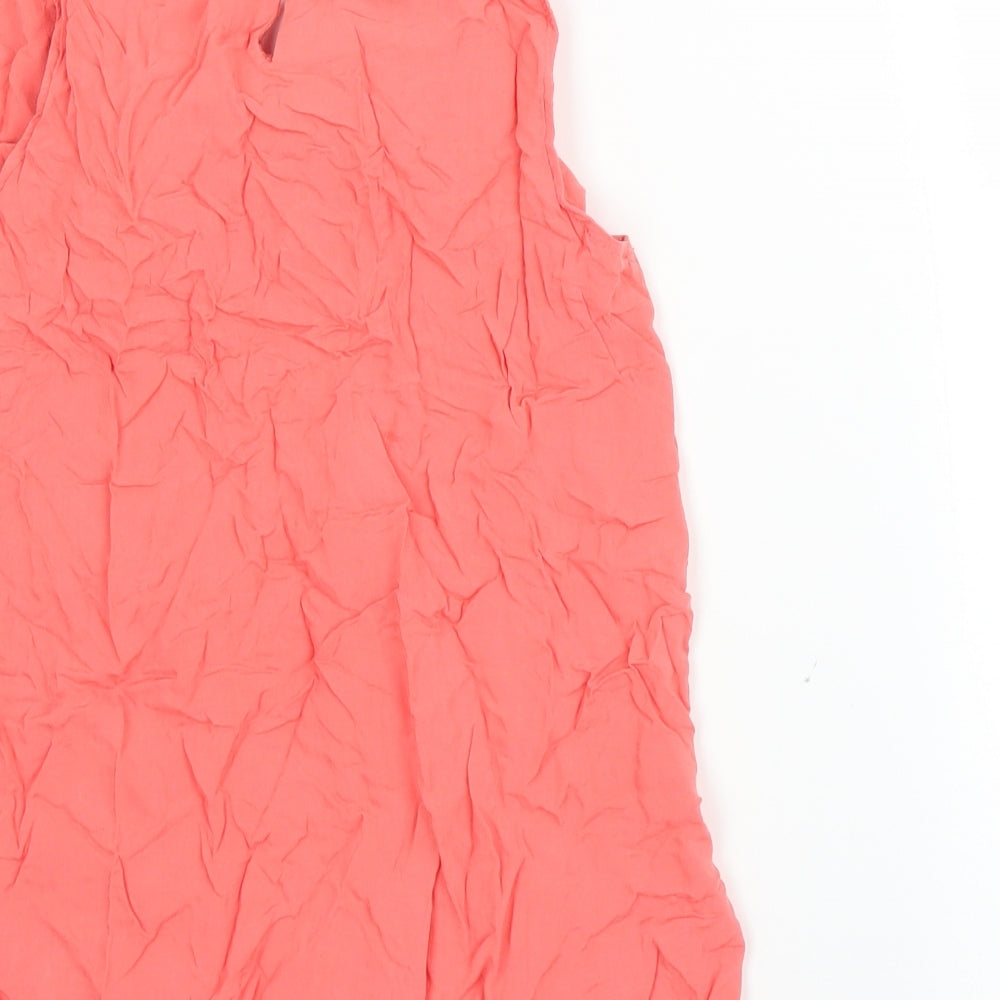 F&F Womens Pink Basic Blouse Size 10