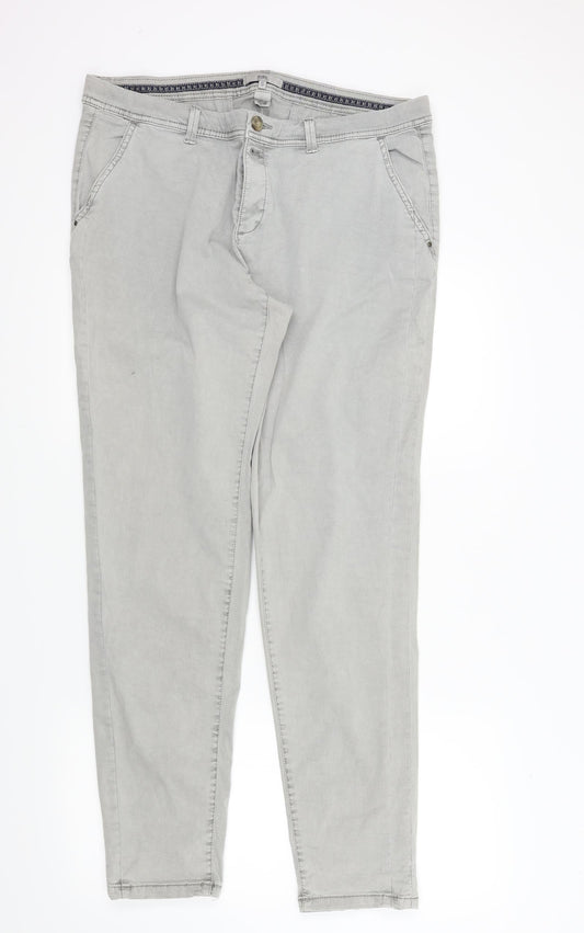 Womens UK Size 32 in EDC Regular Fit Straight Grey Jeans