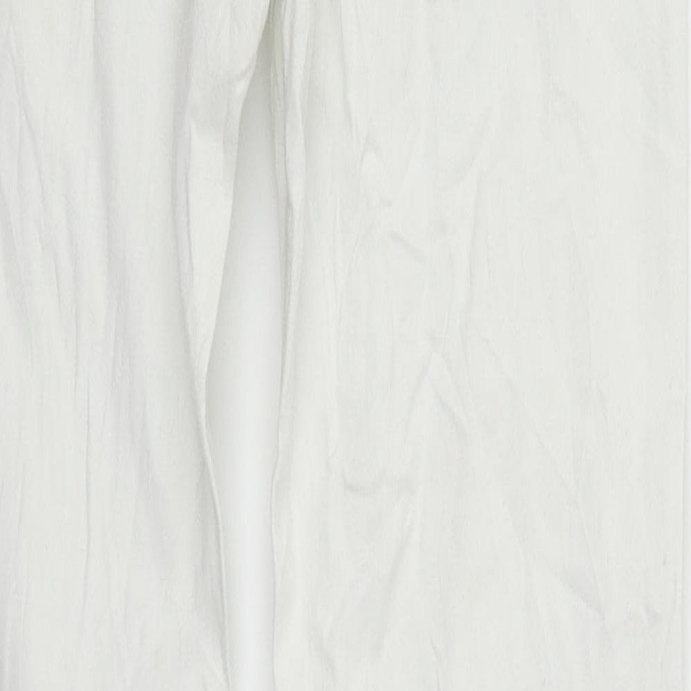 cubas as Womens White Straight Jeans Size 26 in L29 in