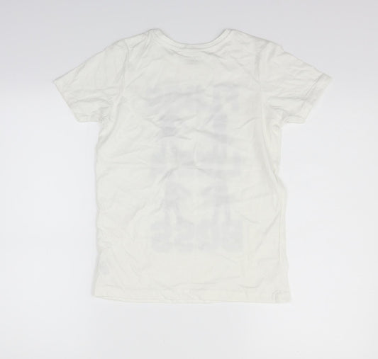 Primark Womens White Basic T-Shirt Size 10