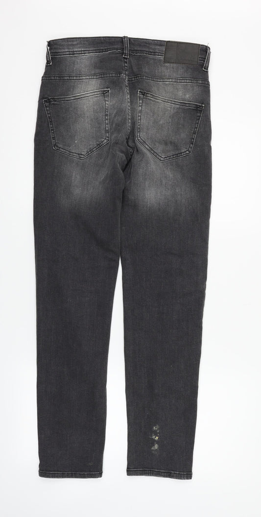 deniem co Mens Grey Straight Jeans Size M L30 in - washable marks