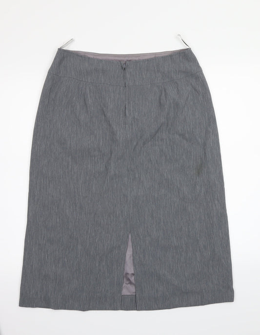 Gerry Weber Womens Grey   A-Line Skirt Size 16