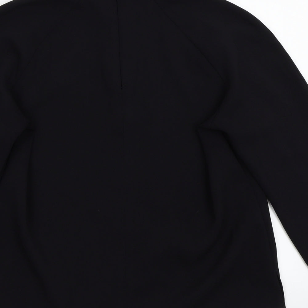 Womens UK Size 8 NEXT Black Basic T-Shirt