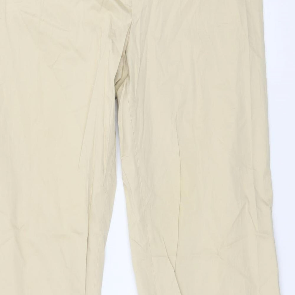 Vogue Womens Beige Trousers Size 16 L29 in