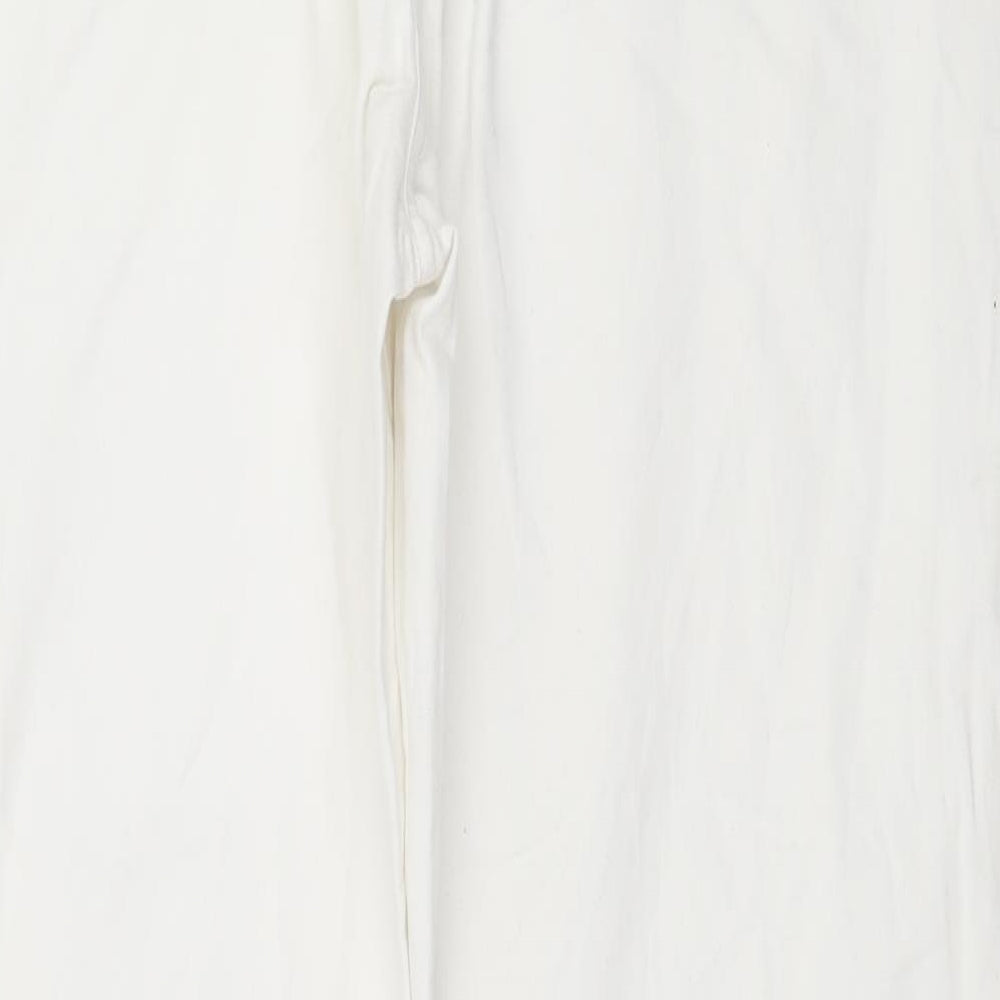 Gina Benotti Womens White Denim Skinny Jeans Size 16 L31 in