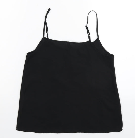 Womens UK Size 6 Divided Black Basic Tank