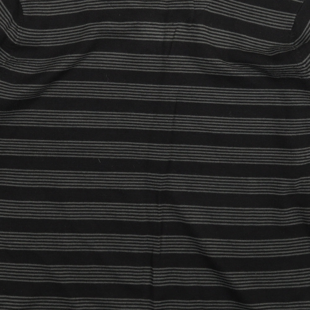 F&F Womens Grey Striped Knit Pullover Jumper Size M