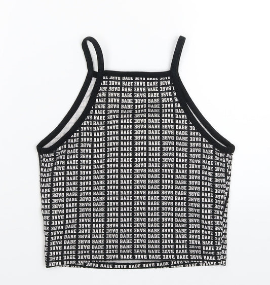 FOREVER 21 Womens Blue Cropped Tank Size S