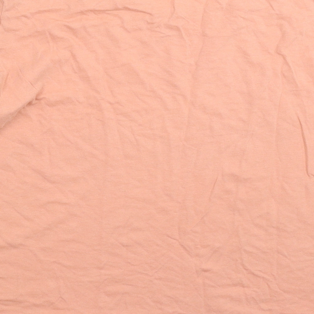 Womens UK Size 14 Dunnes Stores Pink Basic T-Shirt