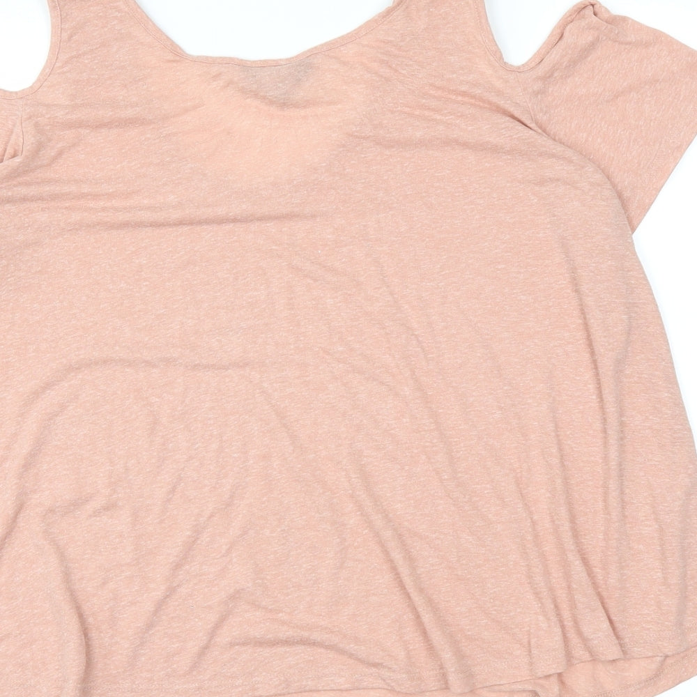 Womens UK Size 6 newlook Pink Basic Blouse