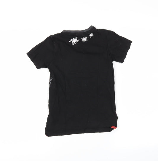 TU Womens Black Basic T-Shirt Size 6