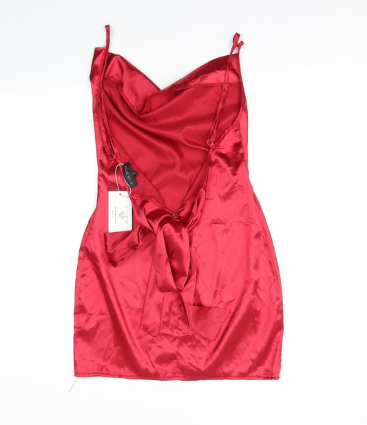 In the Style Womens Red Shift Size 6