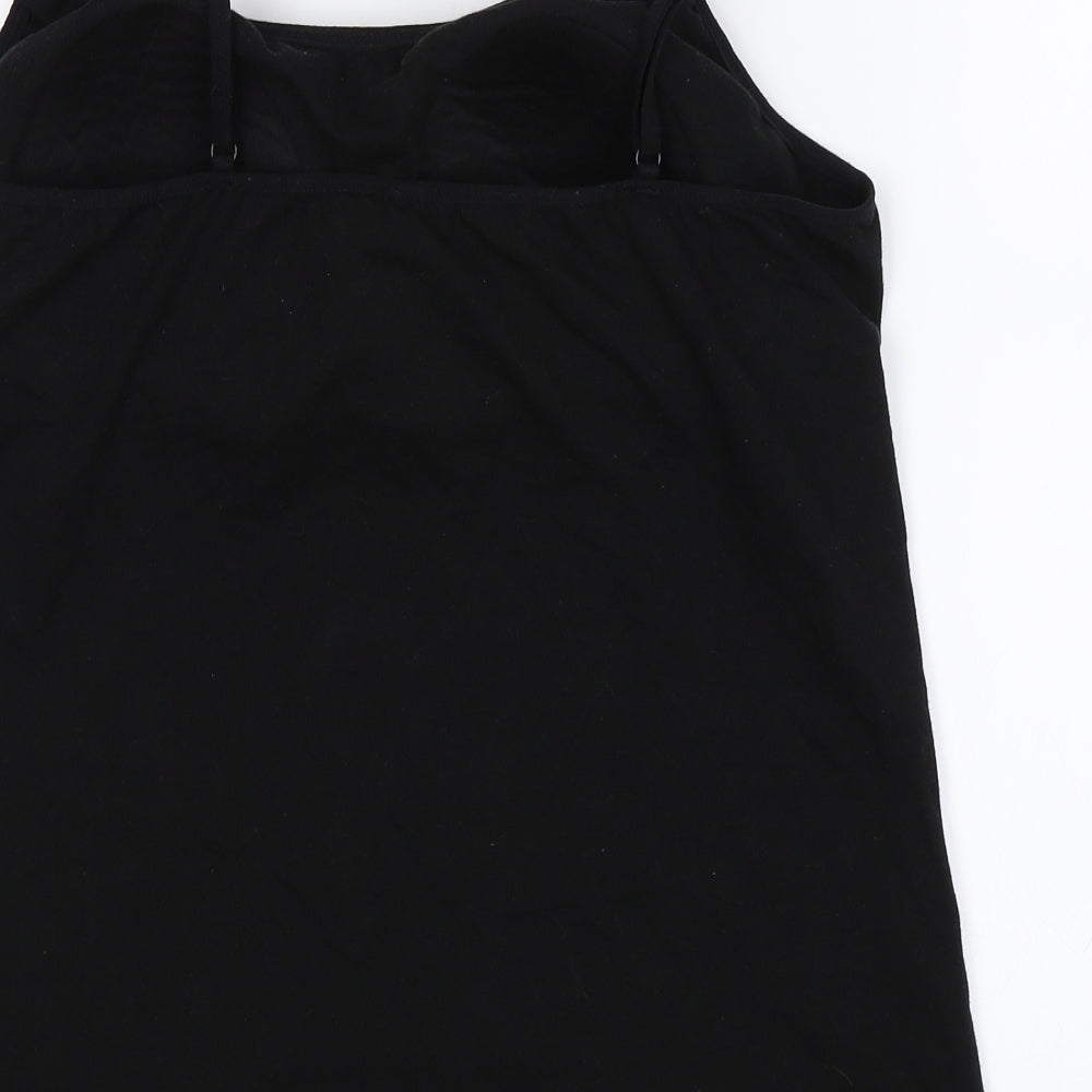 Womens UK Size L Secret Possesions Black Camisole Blouse