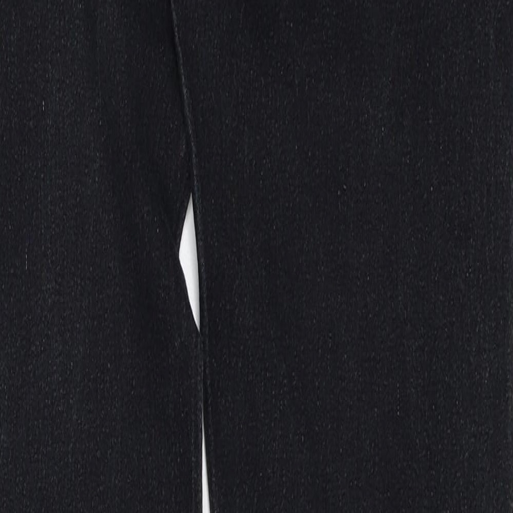 Denim & Co. Womens Black Denim Skinny Jeans Size 6 L28 in