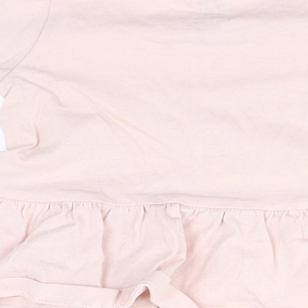 H&M Baby Pink Basic T-Shirt Size 0-3 Months