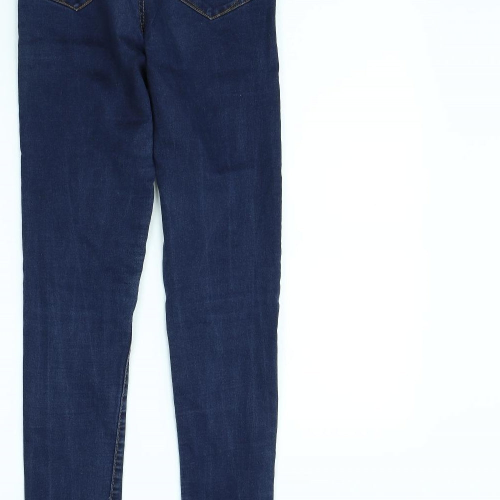 Denim & Co. Womens Blue Skinny Jeans Size 10 L29 in
