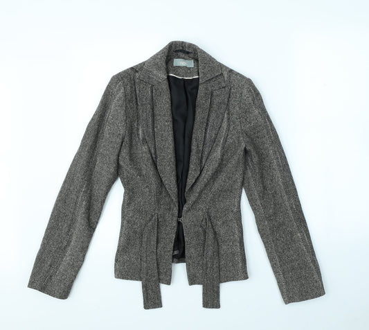 Wallis Womens Brown Herringbone Jacket Size 8