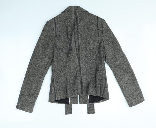 Wallis Womens Brown Herringbone Jacket Size 8