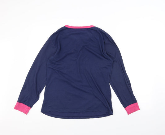 Preworn Womens Blue Basic T-Shirt Size S