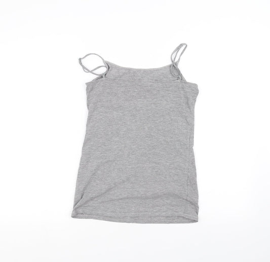 Womens UK Size 12 Atmosphere Grey Basic T-Shirt