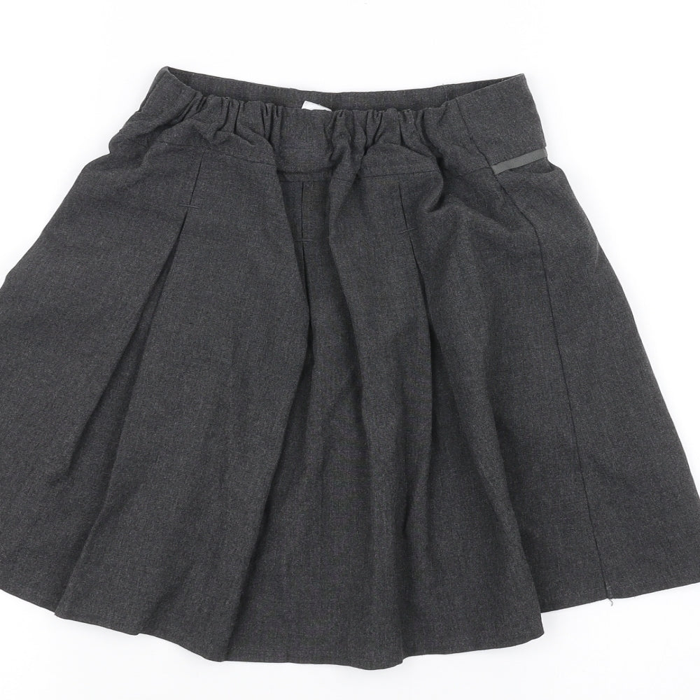 TU Girls Grey A-Line Skirt Size 8 Years - School