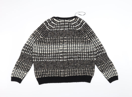 TU Womens Black Knit Pullover Jumper Size 20