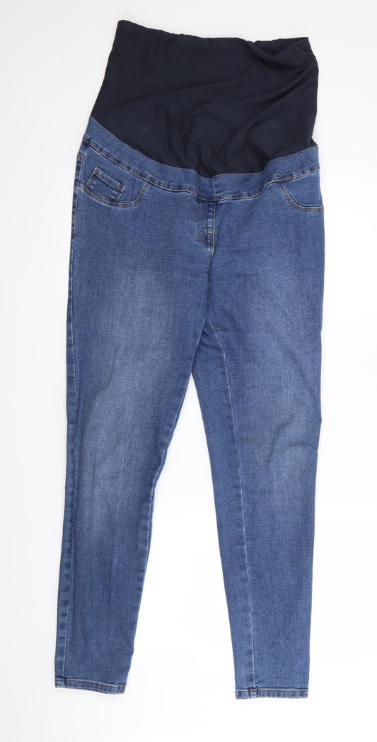 Next Womens Blue Skinny Jeans Size 12 L28 in