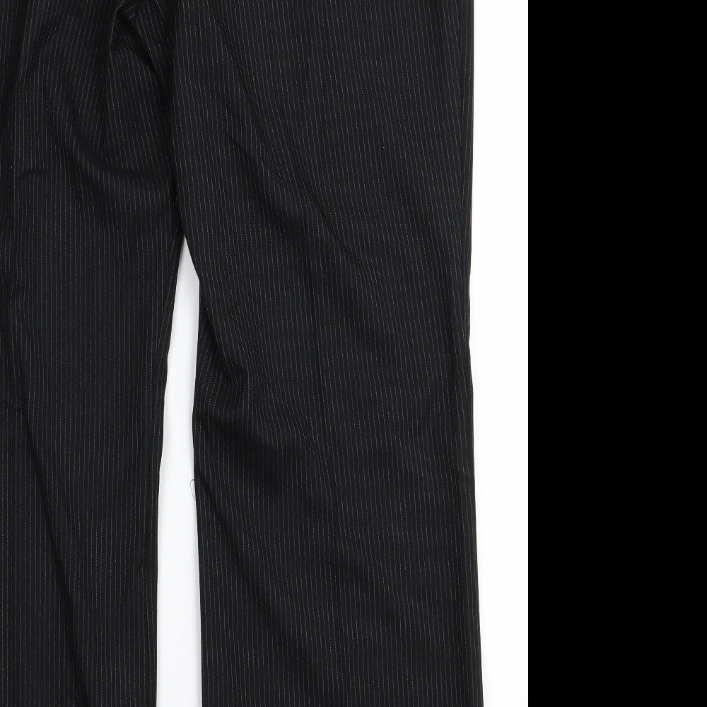 Womens UK Size 16 Marks and Spencer Regular Fit Black Trousers